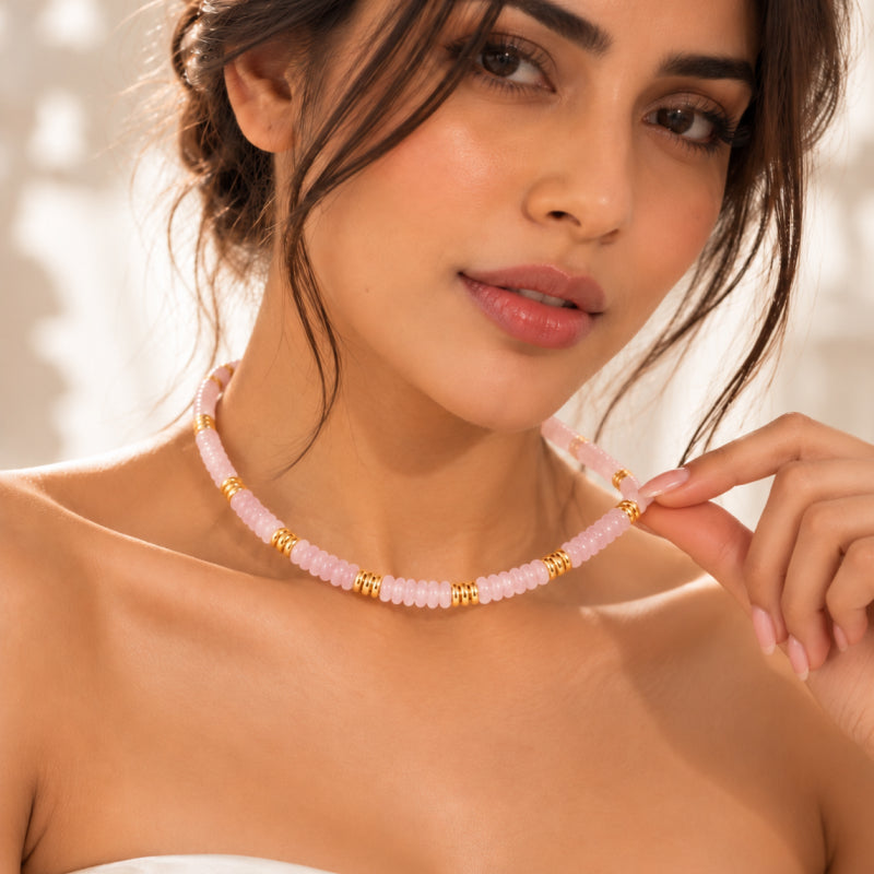 Cavelle Rose Quartz Necklace