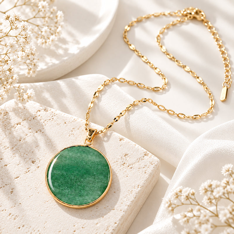 Seraphine Green Aventurine Necklace