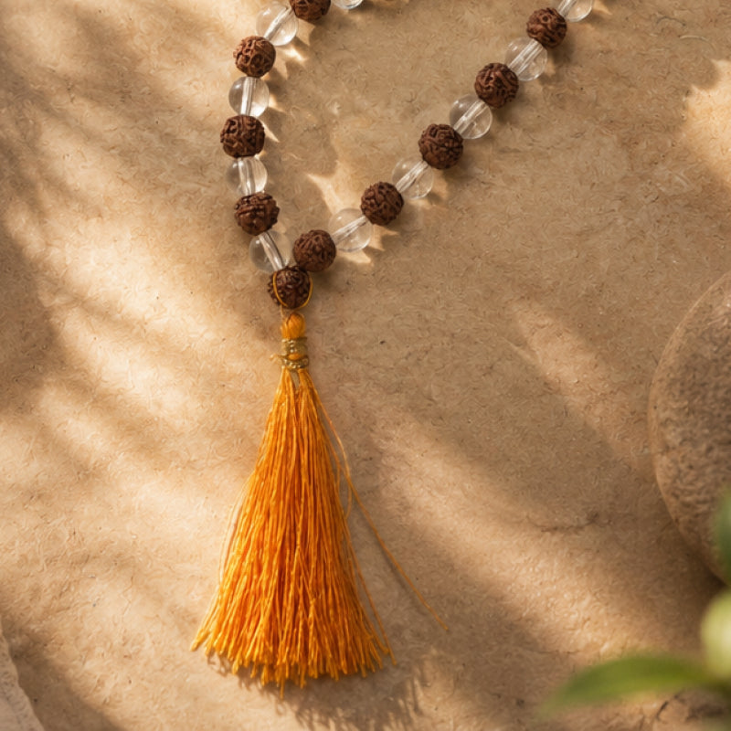 Rudraksha & Spatika Japa Mala